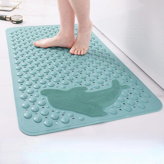 Non-slip Suction Cup Bath Mat with Draining Holes