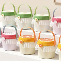 Fruit Storage Bucket Toy Doll Candy Gift Bucket Home Organization