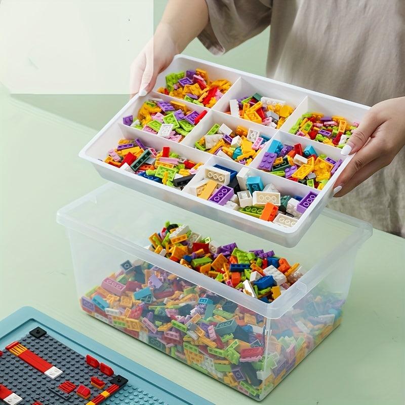 Building Blocks Sorting Box Toy Storage Box for Children Over 14 Years Old
