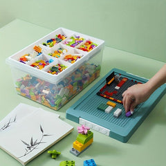 Building Blocks Sorting Box Toy Storage Box for Children Over 14 Years Old