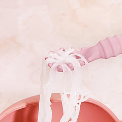 3 Packs Baby Silicone Fork Spoon Set Noodle Spoon Rice Paste Spoon