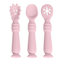 3 Packs Baby Silicone Fork Spoon Set Noodle Spoon Rice Paste Spoon