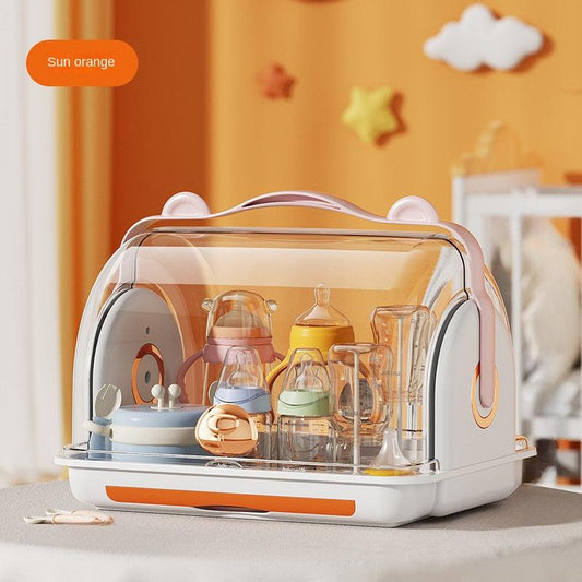 Feeding Bottle Storage Cabinet Dustproof Box With Lid