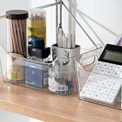 Clear Storage Box Toy And Clothes Organizer Container Desktop Sundries Box