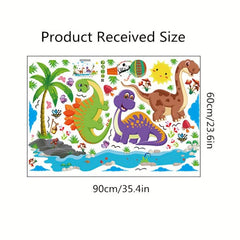 Dinosaur Paradise Wall Sticker Kindergarten Room Decor