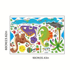 Dinosaur Paradise Wall Sticker Kindergarten Room Decor