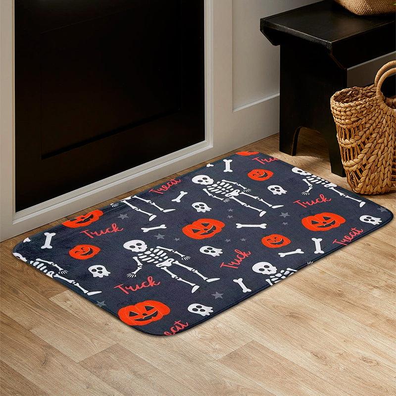 Halloween Doorway Foot Pad Entryway Carpet Horror Decor