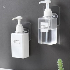 5pcs Bathroom Adhesive Ring Curtain Rod Hook Holder Organizer Hook Hanger