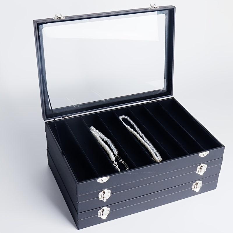 10 Slot Jewelry Box Dustproof Storage Organizer