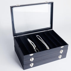 10 Slot Jewelry Box Dustproof Storage Organizer