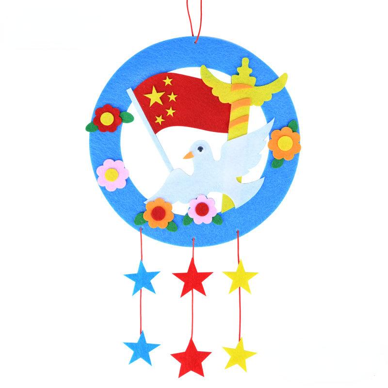 Kids DIY Pendant Garland Kit for Kindergarten - Non-Woven Fabric Educational Toy