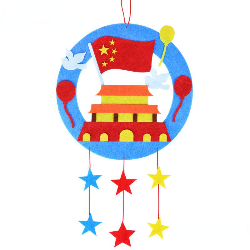 Kids DIY Pendant Garland Kit for Kindergarten - Non-Woven Fabric Educational Toy