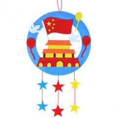 Kids DIY Pendant Garland Kit for Kindergarten - Non-Woven Fabric Educational Toy