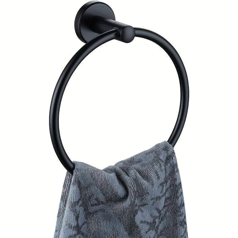 Stainless Steel Bathroom Towel Ring Wall Mounted Heavy Duty Holder