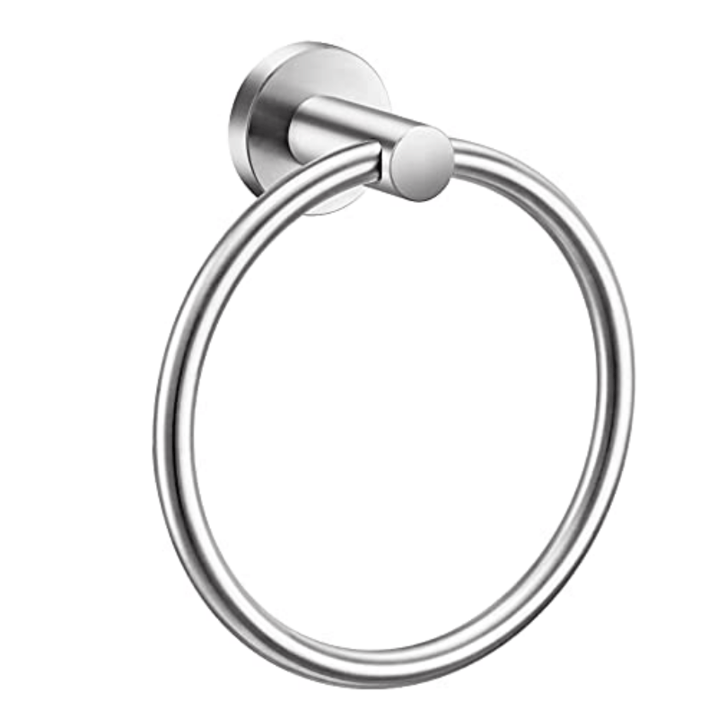 Stainless Steel Bathroom Towel Ring Wall Mounted Heavy Duty Holder