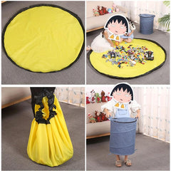 Toy Storage Organizer Mat for Children Play Mats - Large Toy Basket