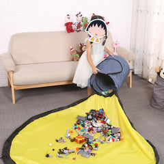 Toy Storage Organizer Mat for Children Play Mats - Large Toy Basket