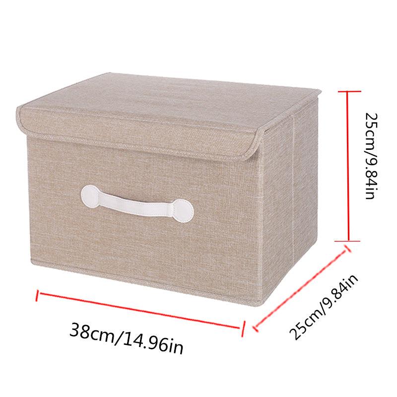 Foldable Fabric Storage Box for Clothes and Supplies Organizer