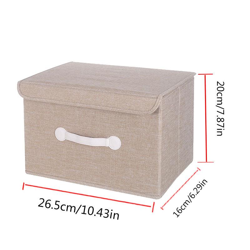 Foldable Fabric Storage Box for Clothes and Supplies Organizer