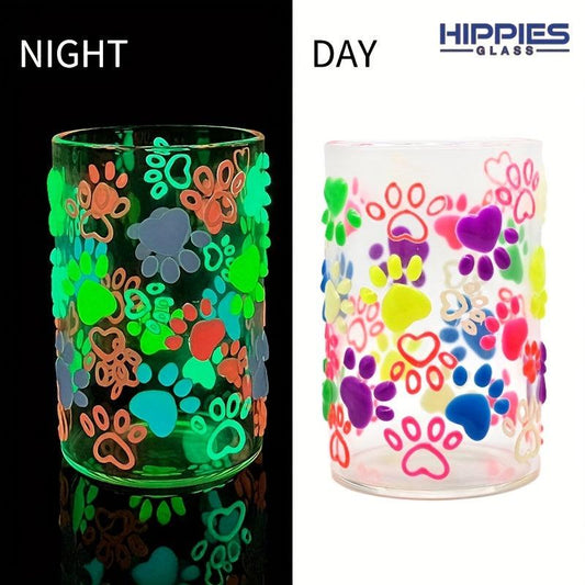 Cat Claw Toothpaste Cup Holder 3D Hand Painted Cartoon Glow In The Dark