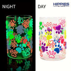 Cat Claw Toothpaste Cup Holder 3D Hand Painted Cartoon Glow In The Dark