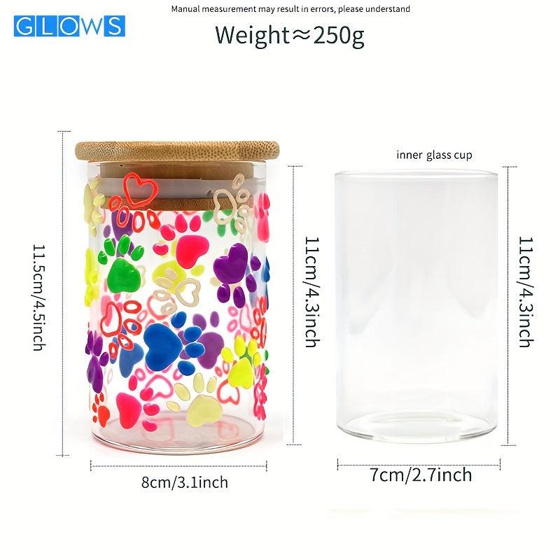 Cat Claw Toothpaste Cup Holder 3D Hand Painted Cartoon Glow In The Dark