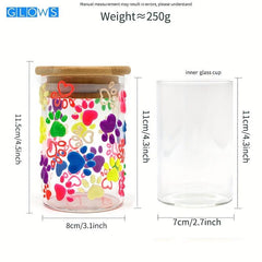 Cat Claw Toothpaste Cup Holder 3D Hand Painted Cartoon Glow In The Dark