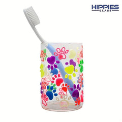 Cat Claw Toothpaste Cup Holder 3D Hand Painted Cartoon Glow In The Dark