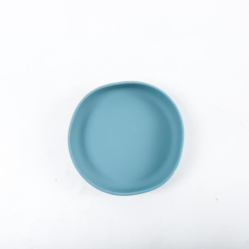 Kids Silicone Plate Baby Feeding Bowl Non-Slip Dinner Plate