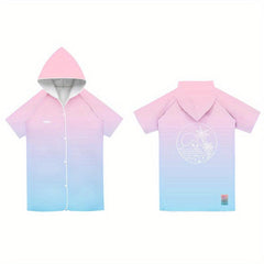 Kids Quick-Drying Hooded Beach Towel Absorbent Bathrobe for Boys and Girls