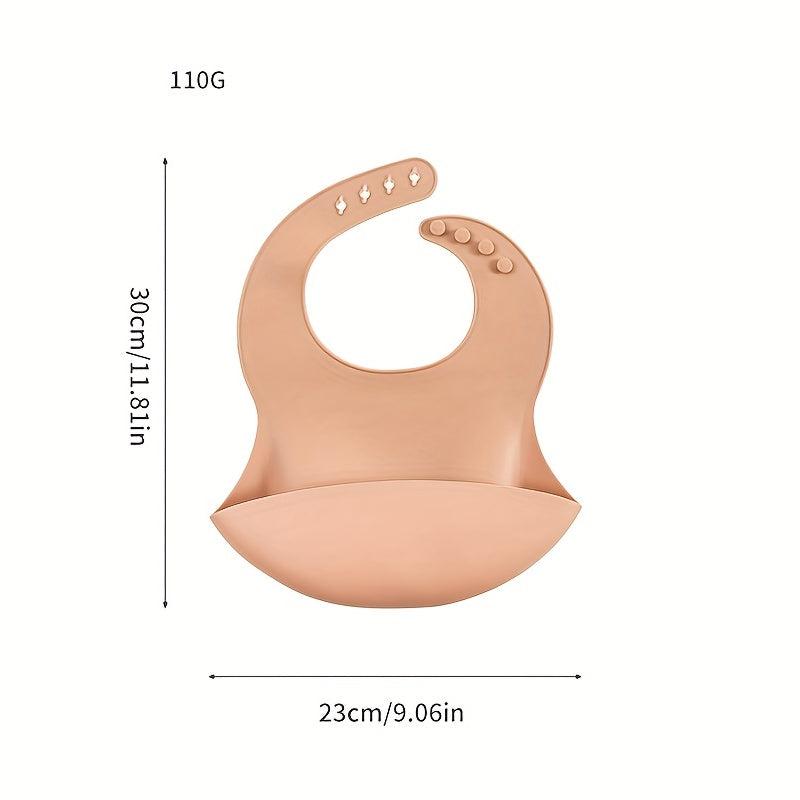 Silicone Bibs for Babies 6 Months Waterproof Easy To Clean Bibs
