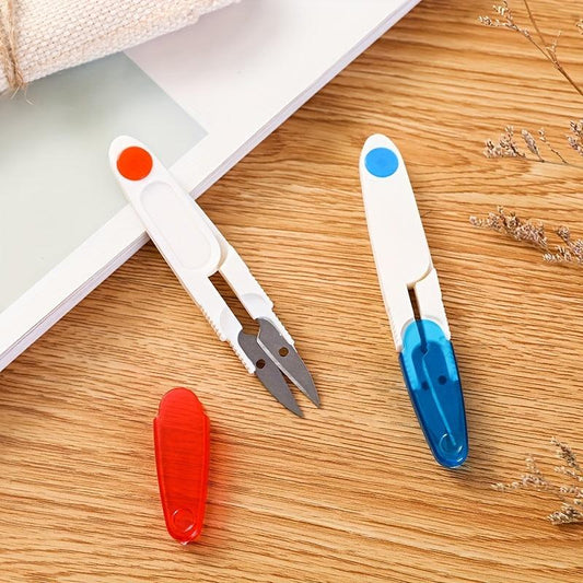 Transparent Tape Cover Wire Scissors Safety Sewing Scissors
