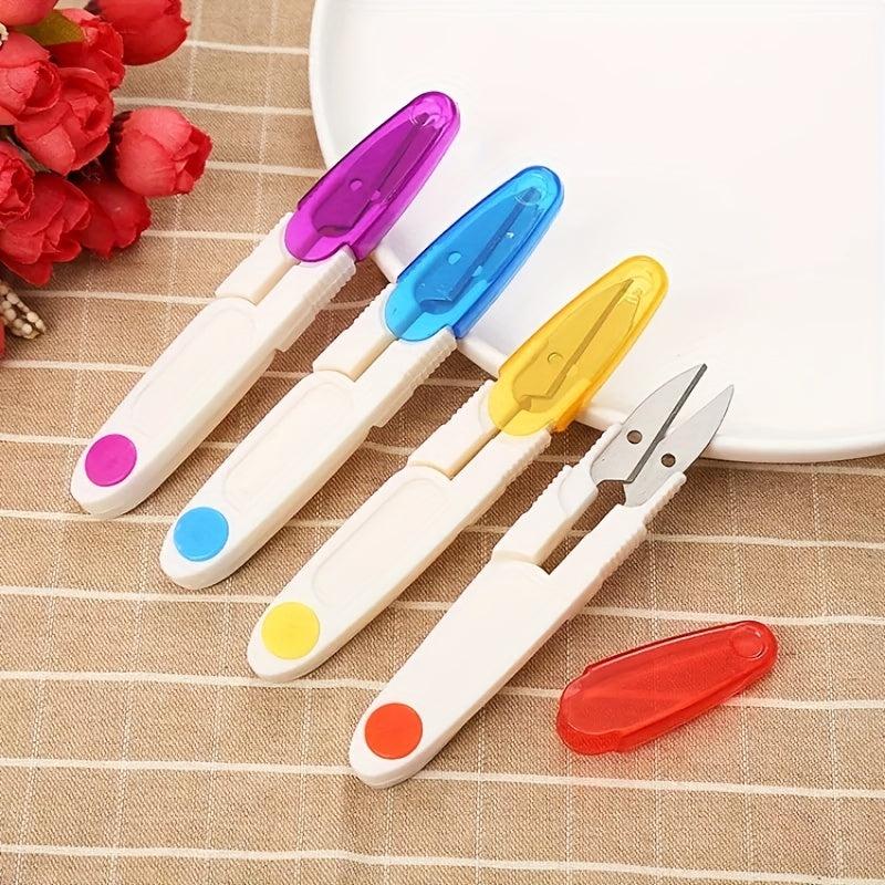 Transparent Tape Cover Wire Scissors Safety Sewing Scissors