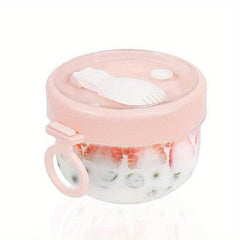 Leak-proof Container for Overnight Oats - Reusable Jar