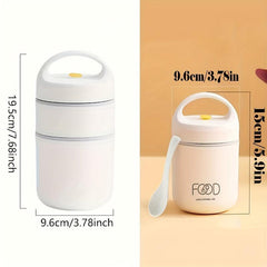 Stainless Steel Food Flask Insulated Lunch Container Leak Proof Soup Container