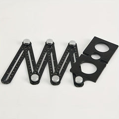 Aluminum Alloy Angle Finder Universal Ruler Metal Drill Guide Locator