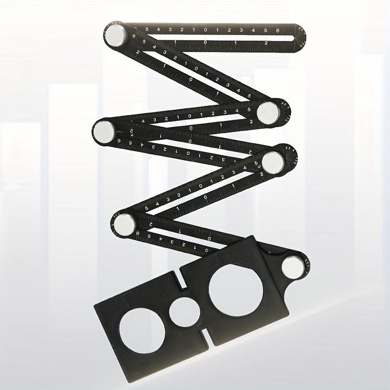 Aluminum Alloy Angle Finder Universal Ruler Metal Drill Guide Locator