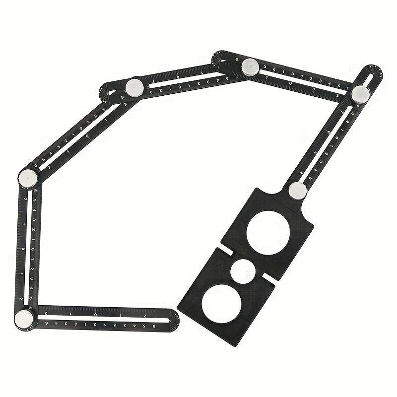 Aluminum Alloy Angle Finder Universal Ruler Metal Drill Guide Locator