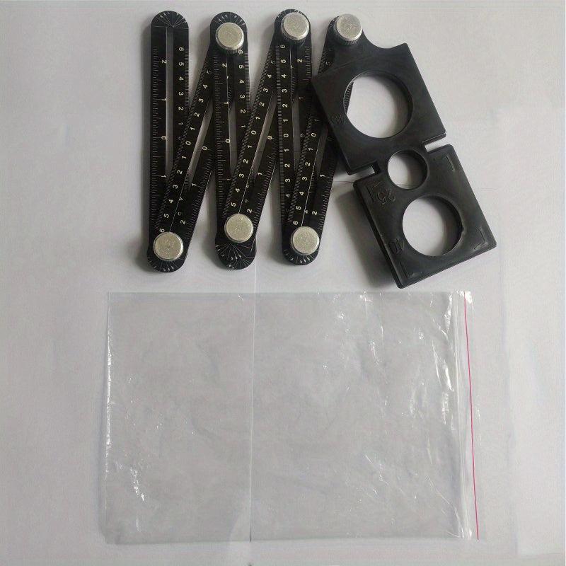Aluminum Alloy Angle Finder Universal Ruler Metal Drill Guide Locator