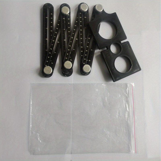 Aluminum Alloy Angle Finder Universal Ruler Metal Drill Guide Locator