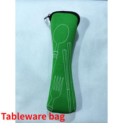 Portable Tableware Zipper Bag for Camping and Travel