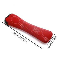 Portable Tableware Zipper Bag for Camping and Travel
