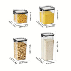Airtight Food Storage Containers with Easy Lock Lids