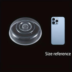 Clear Plastic Food Cover Collapsible Microwave Splatter Shield Refrigerator Bowl