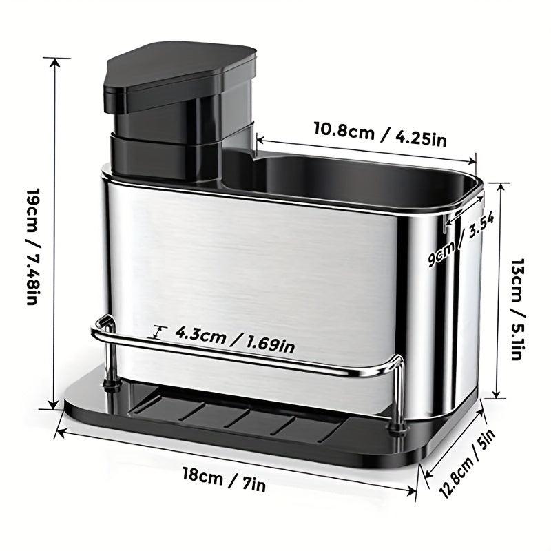 3-in-1 Sponge Holder & Organizer Tray for Kitchen Sink