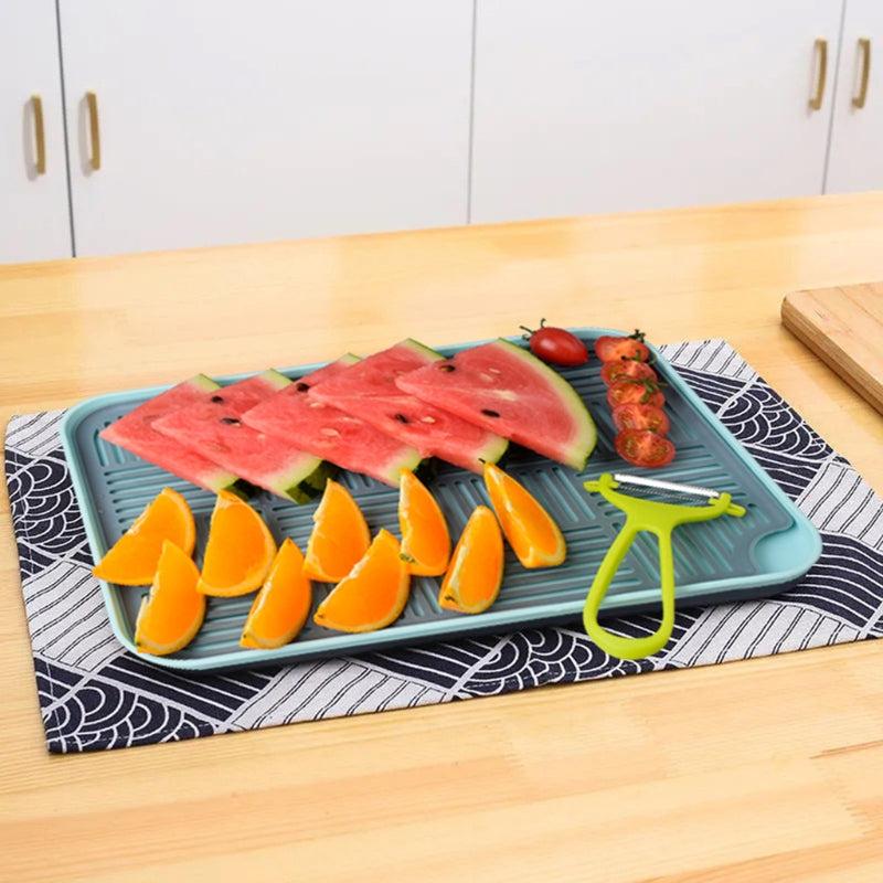 Double Layer Dish Drainer for Kitchen Sink Storage Rack