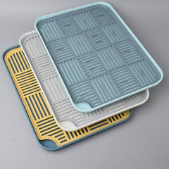 Double Layer Dish Drainer for Kitchen Sink Storage Rack