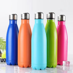 16oz Insulated Stainless Steel Water Bottle Vacuum Sealed Leak Proof