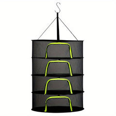 Herb Drying Rack Foldable Plant Drying Net Herb Dryer