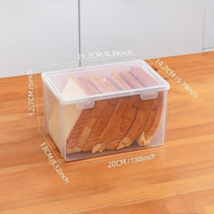 Transparent Bread Box Fresh Keeping Refrigerator Storage Box for Toast and Bread